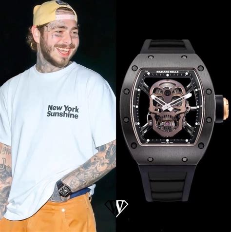 post malone skull richard mille|Post Malone Bought an Insanely Expensive Watch to Brag About It.